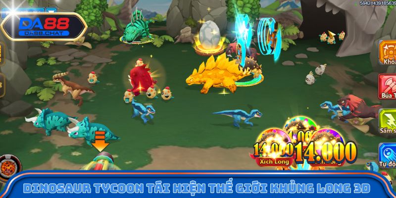 Dinosaur Tycoon tái hiện thế giới khủng long 3D