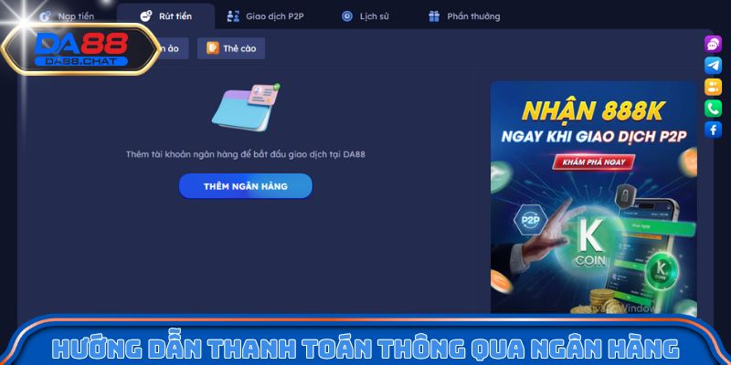 Hướng dẫn thanh toán thông qua ngân hàng