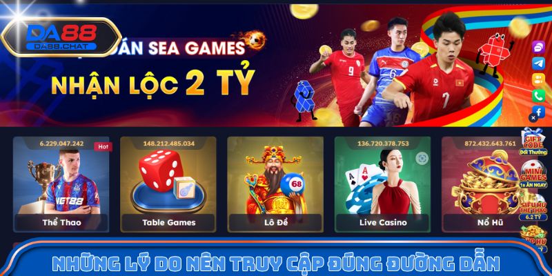 Những lý do nên truy cập đúng đường dẫn